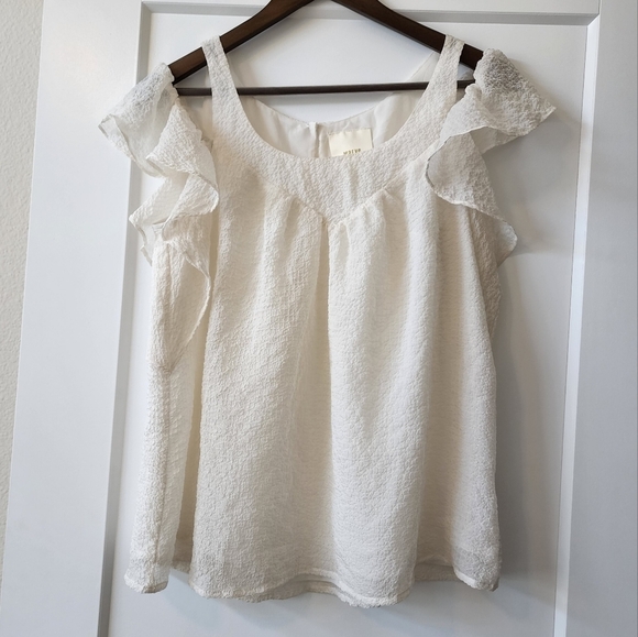 Maeve Tops - MAEVE cold shoulder blouse
